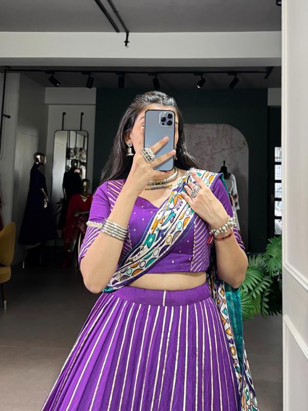 LNB 1658 Chanderi PRL Best lehenga choli manufacturers in Kolkata - wholesale export